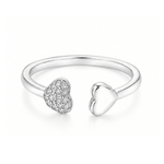 Twin Hearts Ring