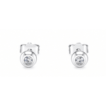 Classic Solitaire Stud Earrings