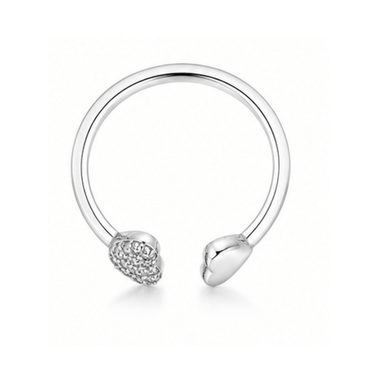 Twin Hearts Ring