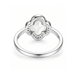 Mother of Pearl Clover Ring