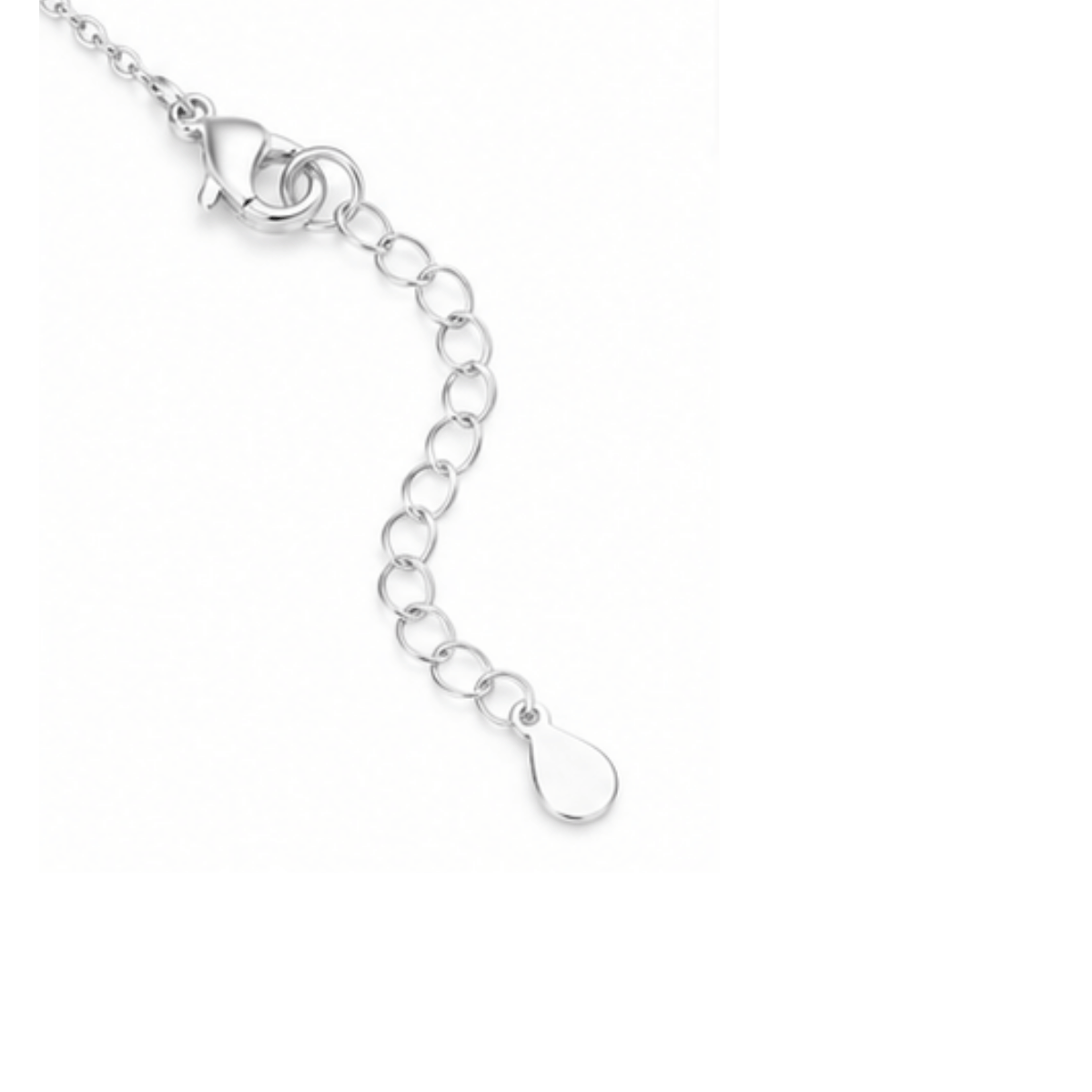 Azure Halo Sapphire Necklace