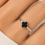 Nefari Noir Clover Ring