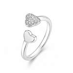 Twin Hearts Ring