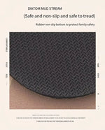 Pet Feeding Mat-Absorbent Pet high feet bowl with Waterproof Rubber Backing Quick Dry Water Mat for Dog Cat supplies