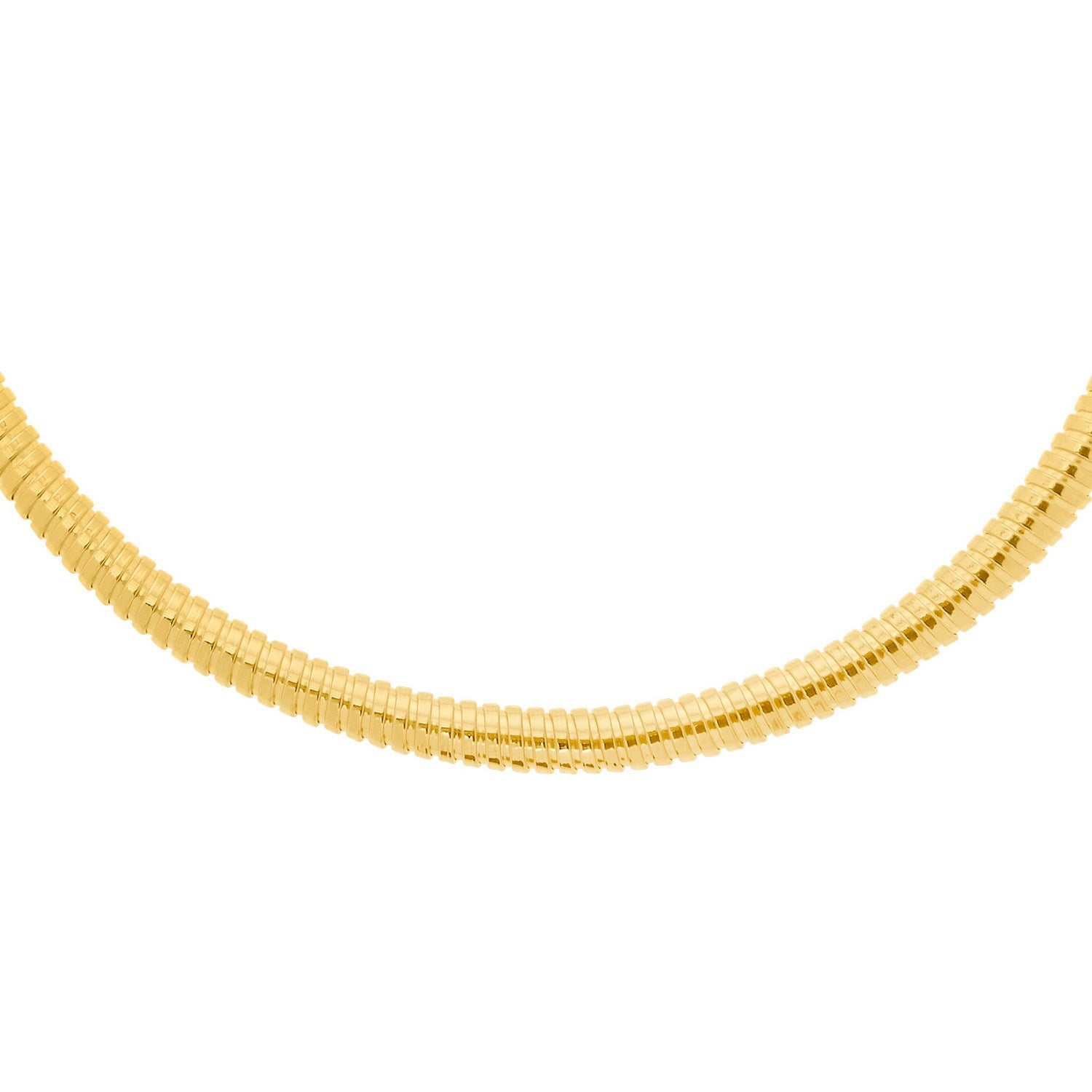Sterling Silver Gold Plated Silver Tubogas Fancy Necklace