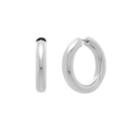 Sterling Silver Classic Round Hoop Earrings