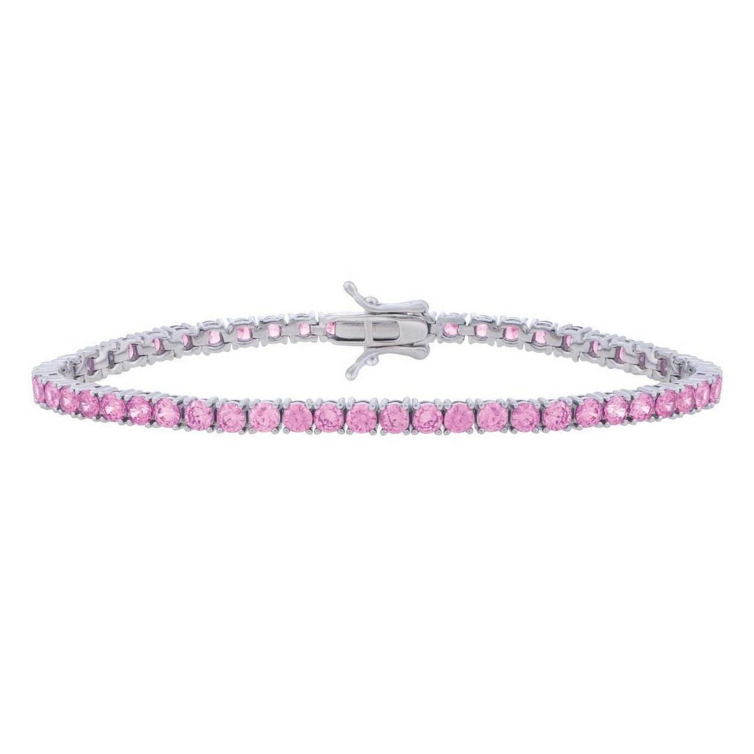 Sterling Silver White CZ Tennis Bracelet (3.30 mm)