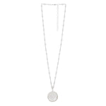 Sterling Silver Rhodium Plated Tree of Life Pendant Necklace