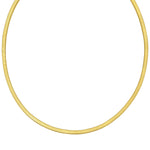 Gold Over Sterling Silver Cubogas Chain Necklace