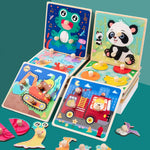Kids Montessori Wooden Puzzle Toy