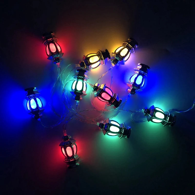 10LED Ramadan Decoration Lantern Led String Lights Ramadan Kareem Lantern