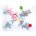 Newborn Baby Rattles Plush Stroller