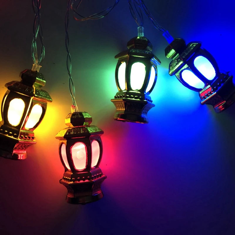 10LED Ramadan Decoration Lantern Led String Lights Ramadan Kareem Lantern