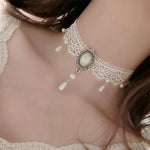 Collares mujer cortos white Velvet Choker Necklace for Women Statement & Pendants Collier Jewelry