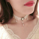 Collares mujer cortos white Velvet Choker Necklace for Women Statement & Pendants Collier Jewelry
