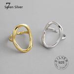 925 sterling silver rings for women round hollow out gold color Trendy fine Jewelry Large Adjustable Antique Rings