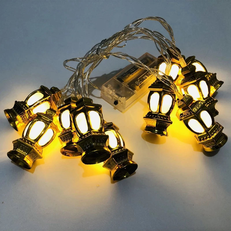 10LED Ramadan Decoration Lantern Led String Lights Ramadan Kareem Lantern
