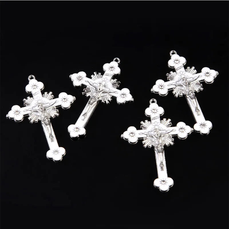 New Religious Jesus Cross Jewelry Craft Pendant, Handmade Pendant Cross Charm Pendant Jewelry Gift
