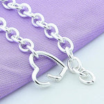 Women Bracelets Silver Heart Buckle Bracelet For Women Romantic Bracelets Silver 925 Jewelry