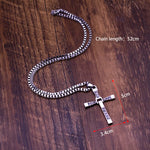 Movie Jewelry Men Classic CROSS Pendant Necklace New Male Necklaces & Pendants Fashion
