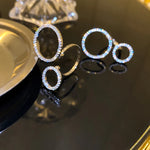 Simple Delicate Small And Big Round Circle Rings For Women New Fashion Jewelry Resizable