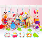 Newborn Baby Rattles Plush Stroller