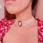 Collares mujer cortos white Velvet Choker Necklace for Women Statement & Pendants Collier Jewelry