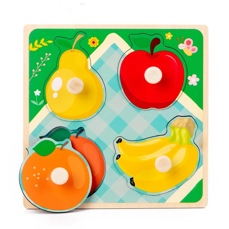 Kids Montessori Wooden Puzzle Toy