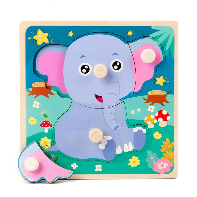 Kids Montessori Wooden Puzzle Toy