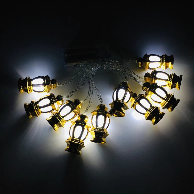 10LED Ramadan Decoration Lantern Led String Lights Ramadan Kareem Lantern