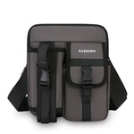 The New Men's Bag Is A Single-Shoulder Crossbody Bag With A Large Capacity And A Water Bottle Pocket It Is A Casual Travel Bag