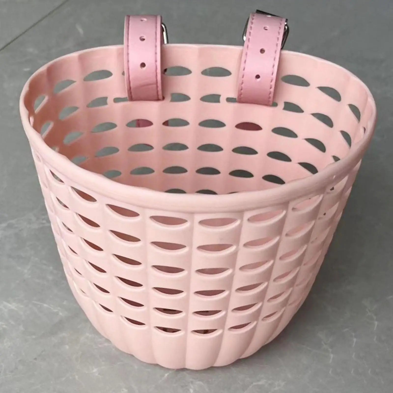 Kids Bike Front Basket Replace Baggage Bags Portable Adjustable Strap Bicycle Front Basket for Biking Girls.