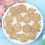 Eid Mubarak Biscuit Mold Cookie Cutters DIY Baking Tools Ramadan Decoration for Home Al Adha 2026 Islamic Muslim Party Decor