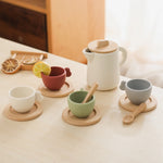Wooden Toddler Tea Party Toys Set