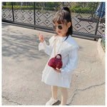 Kids Stuff Fashion Handbag Mini Shoulder Small Satchel Coin Wallets Little Girls Chain Crossbody Bag.