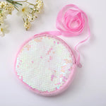 Decorative Kids Tote Bag Heart/Round Shape Shoulder HandBags Kids Coin Purse Bag.