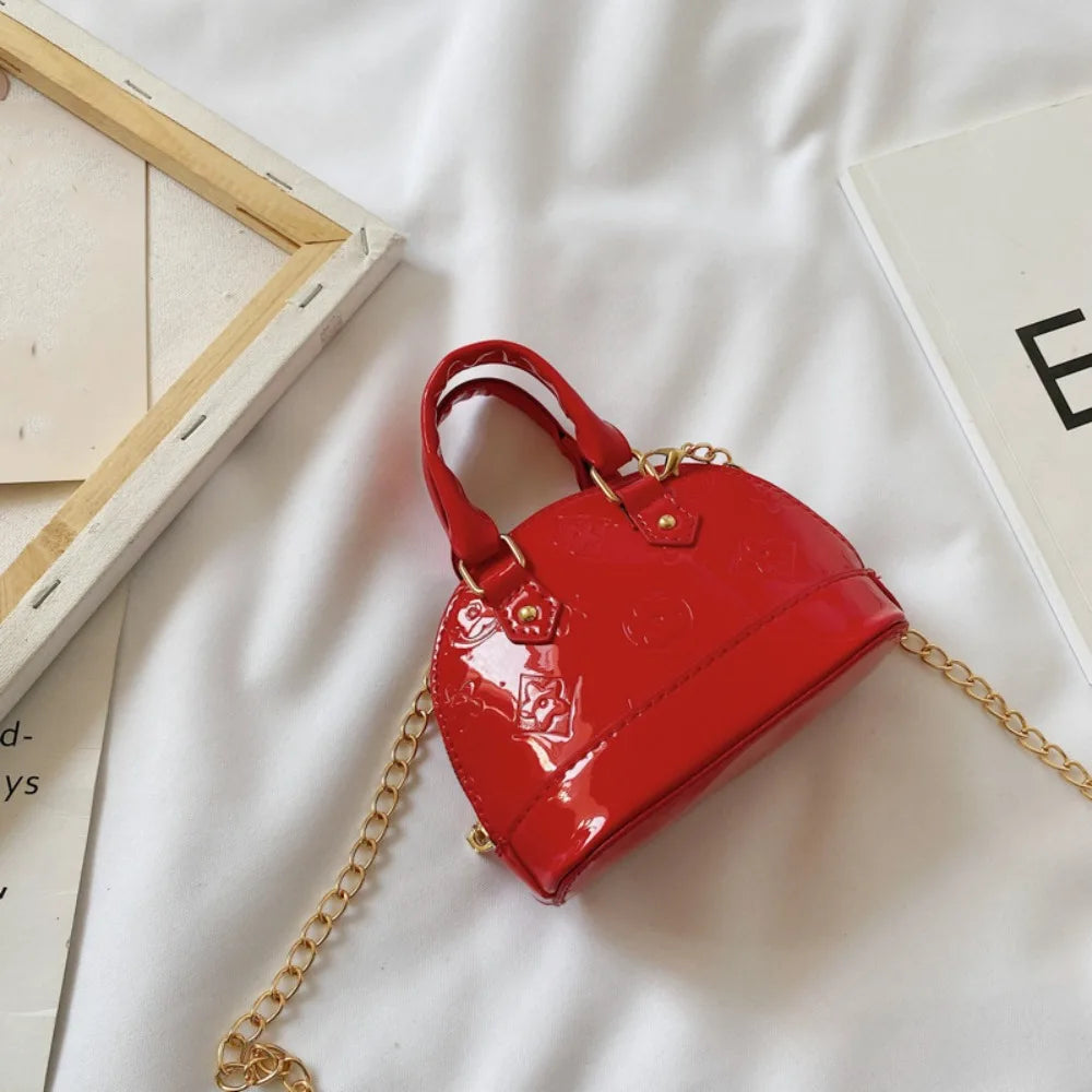 Kids Stuff Fashion Handbag Mini Shoulder Small Satchel Coin Wallets Little Girls Chain Crossbody Bag.
