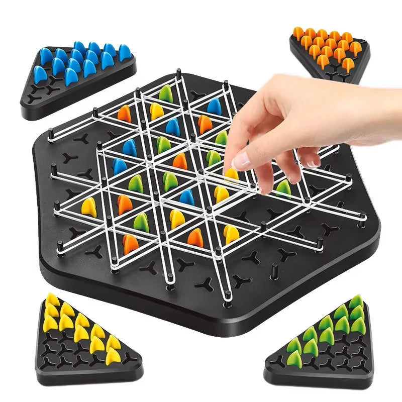 Triangle Link Chess Puzzle Toy