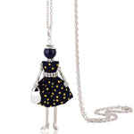 Cute Women Necklace Statement Lady Charm Long Trendy New Fashion Female Big Pendant Lovely Jewelry Polka Dot Gift Wholesale
