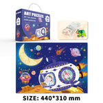 24PCS/Set Large Particle Paper Puzzle
