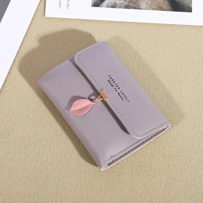 Trifold Clutch Coin Purse, Minimalist Credit Card Holder