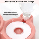 Pet Water Dispenser for Cats and Dogs, automatic Water Storage Pet Food Bowl