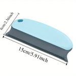 Pet Hair Removal Brush with Non-Scratch Rubber Bristles for Cats, Dogs Upholstery, Car Seat Cleaning