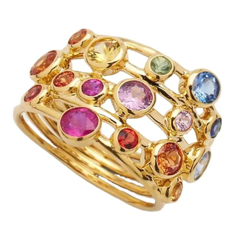 New hot ring for women retro exaggerated simple personality ring