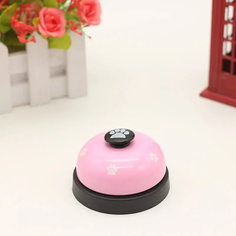 Pet Toy Training Dinner Small Bell Footprint Dog Toys for Teddy Puppy Pet Call Puppy Accessories Pet Toys