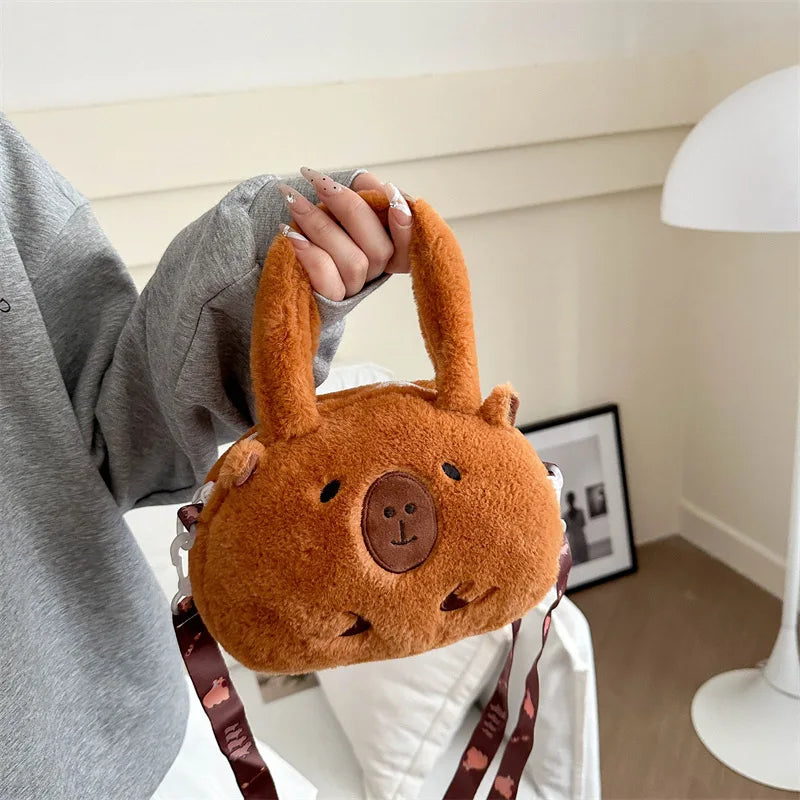 Sweet Capybara Handbags For Girls Lovely Kids Crossbody Bag Children Gift Little Girl Small Purse.