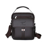 New Men's Handbag Trendy Casual Crossbody Shoulder Waterproof High-quality Leather Bags.