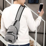 Fashion Casual Crossbody Bag Small Men's Shoulder Bag.