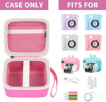 Kid Camera Case Compatible with Instant Camera Digital Video Cameras Storage Holder Bag for Girls (Only bag).
