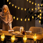 Ramadan Eid String Light 20 LEDs Mubarak Decorations Lantern